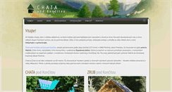Desktop Screenshot of chatapodkoncitou.sk